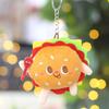 Cheese Cheese Schoolbag Burger Pendant Car Doll Cute Plush Children's Ornaments with Doll Keychain