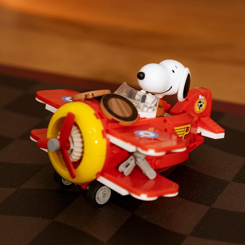 Snoopy Building Blocks Where To Go Series Co Puzzle Building Toy Desktop Ornament Particle Assembly Children's Birthday Gift