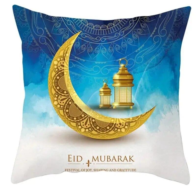 Чехол для подушки Eid Рамадан Карим, чехол для подушки, домашний декор, исламский мусульманский чехол для подушки Eid, украшение для праздника Ид