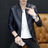 Мужская кожаная одежда Slim Fit Casual Мужская куртка Осенняя одежда Мужская куртка из искусственной кожи для мужчин