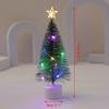 1Pc Luminous Mini Christmas Trees Beautiful Small Artificial Xmas Trees Desk Decorations Christmas Home Decorations
