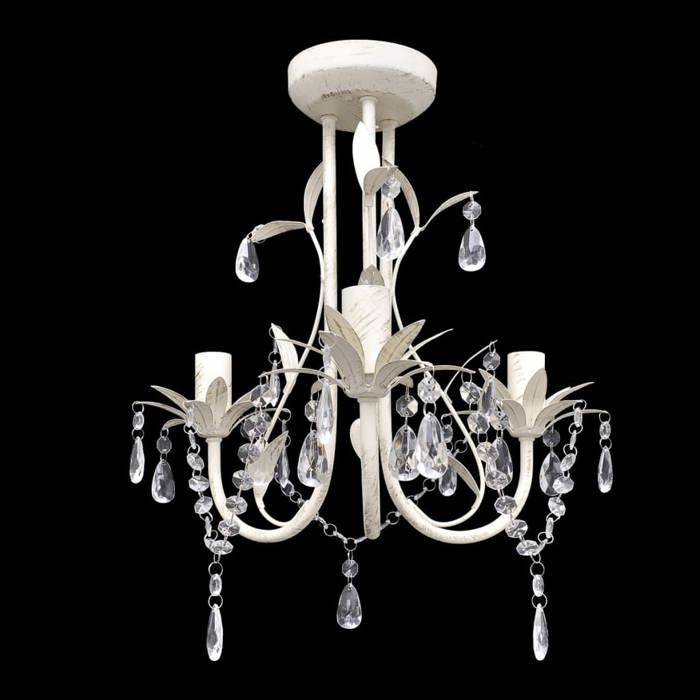 VidaXL 2x Crystal Pendant Chandeliers Ceiling Light Hanging Lamp Luminaire Lighting Living Room Dining Room Sitting Room 278738
