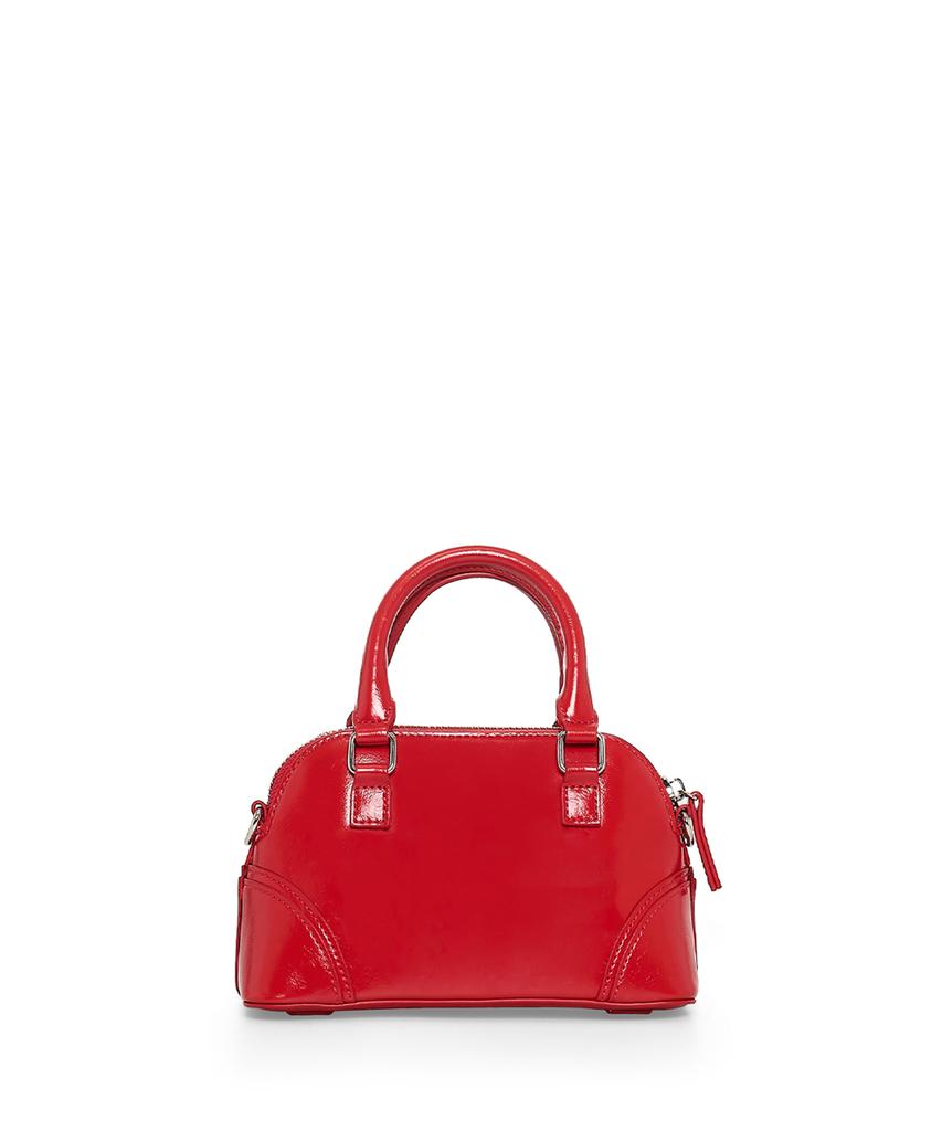 Matin Kim Curve Zip Mini Bag In Red