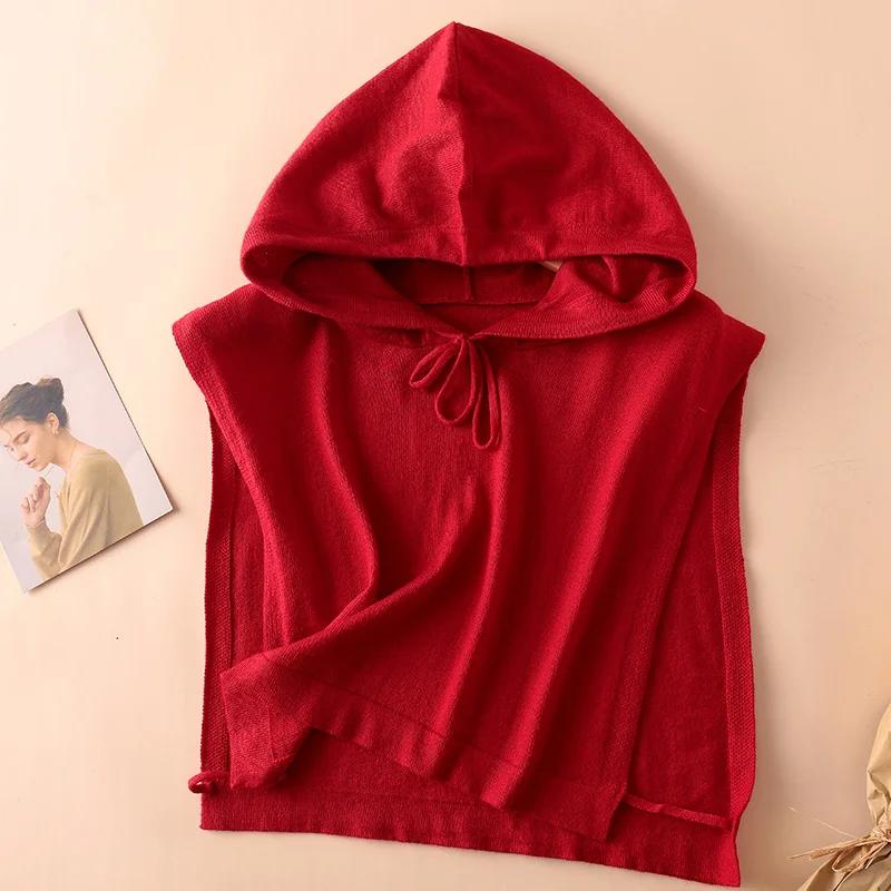 Women Wool Detachable Collar Fake Neck Mock Hooded Solid Color False Sweater Ladies Turtleneck Neckwear Clothing Accessories