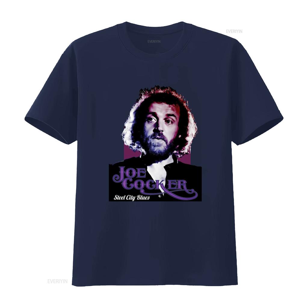 Футболка Joe Cocker Steel City Blues 100% Хлопок Размеры для Мужчин и Женщин винтажная Стильная уличная одежда Универсальная homme