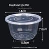 Disposable Round Food Containers with Lids