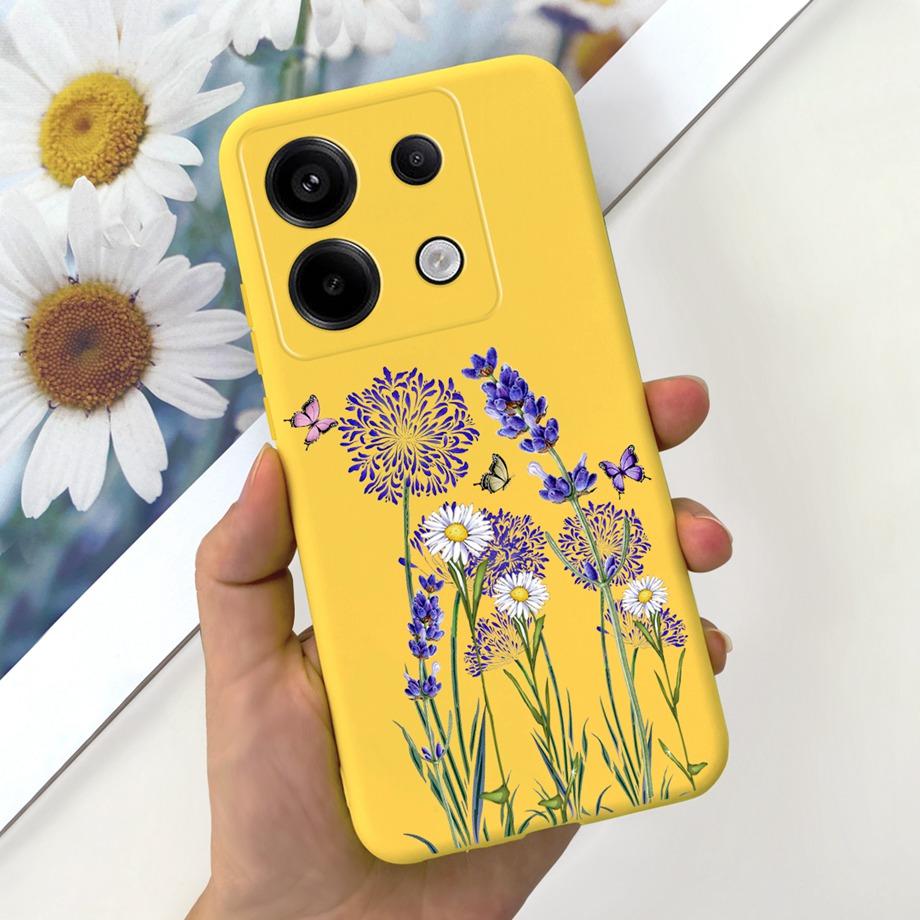 Чехол-сердечко для телефона Xiaomi Poco X6 Pro 5G Чехол PocoX6 5G Мягкий жидкий силикон Capa Для Xiaomi Redmi Note 13 Pro 5G
