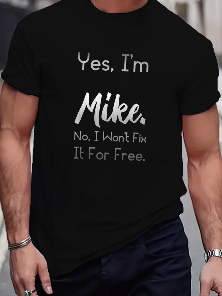 Мужская футболка Mike Free Европейский размер