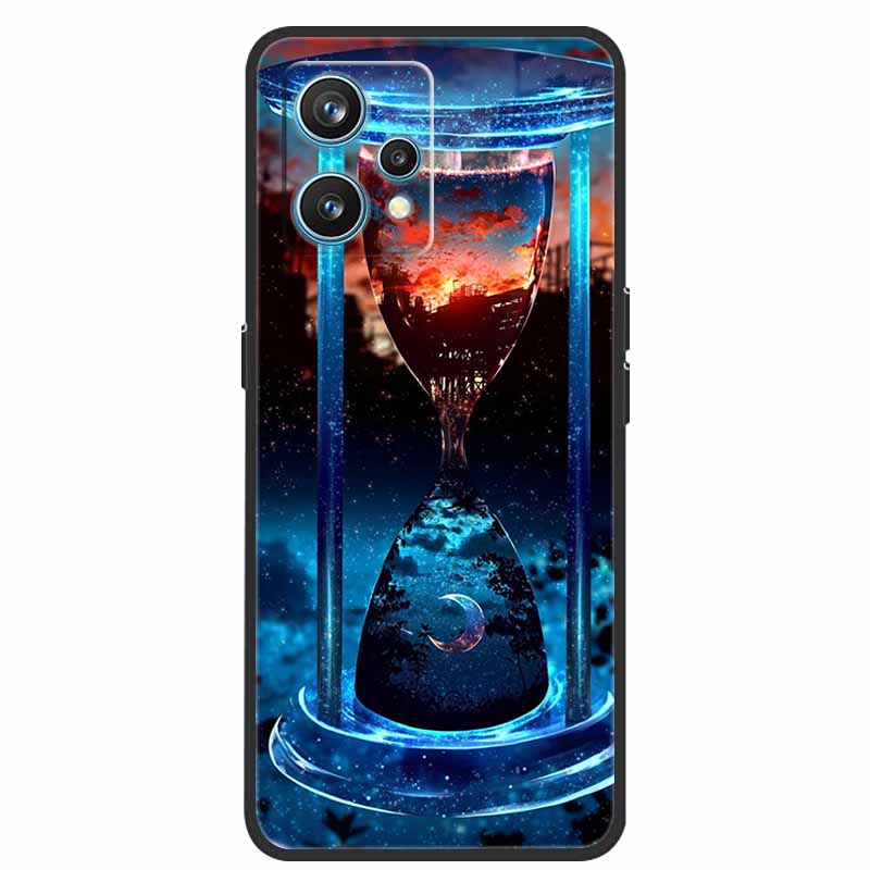 Чехол для Realme 9 RMX3521 Ударопрочный Мягкий силикон ТПУ Задняя крышка Для телефона Realme9 4G Чехлы Realme 9 6,4 дюйма Милый мультяшный чехол-сумка