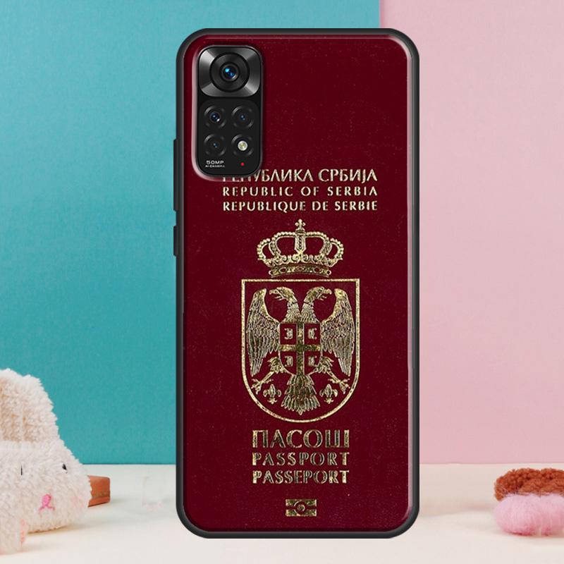 Flag of Serbia Serbian Case For Xiaomi Redmi Note 14 13 12 Pro 11 9 10 9S 10S 11S 12S Redmi 14C 13C 10C 12C Cover