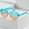 Adults Colorful Candy Color Party Sun Glasses Shades Heart Glasses Heart-shaped Sunglasses