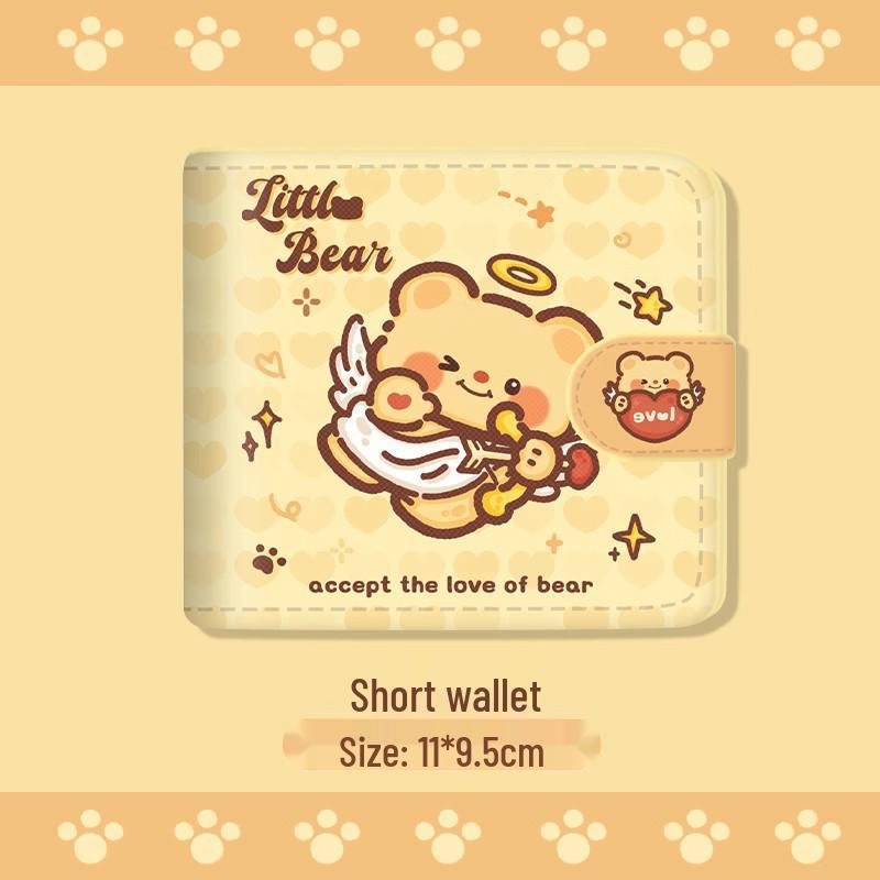 2025 Cute Cartoon Multi-Card ID Holder: Student All-in-One Wallet Storage Bag