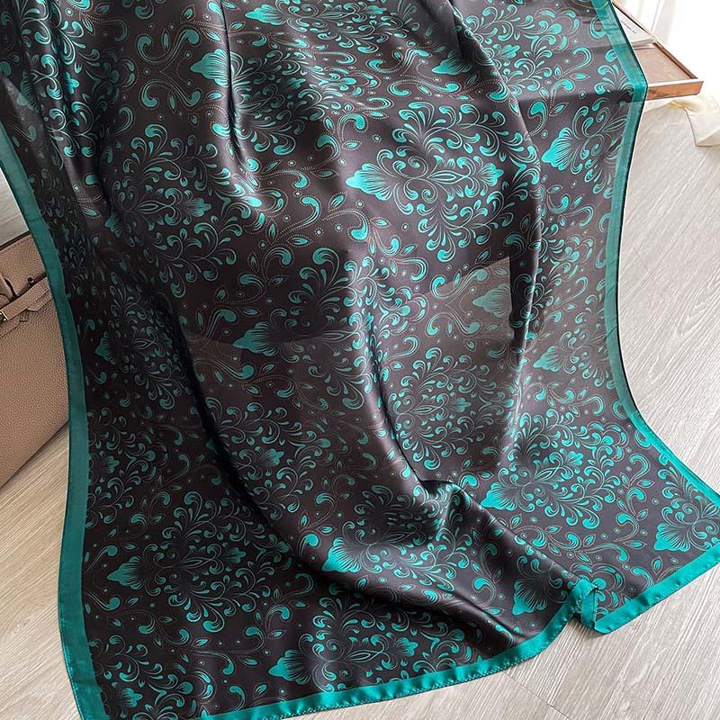 Print Scarf Big Art Flower Women Shawl Beach Towel Women