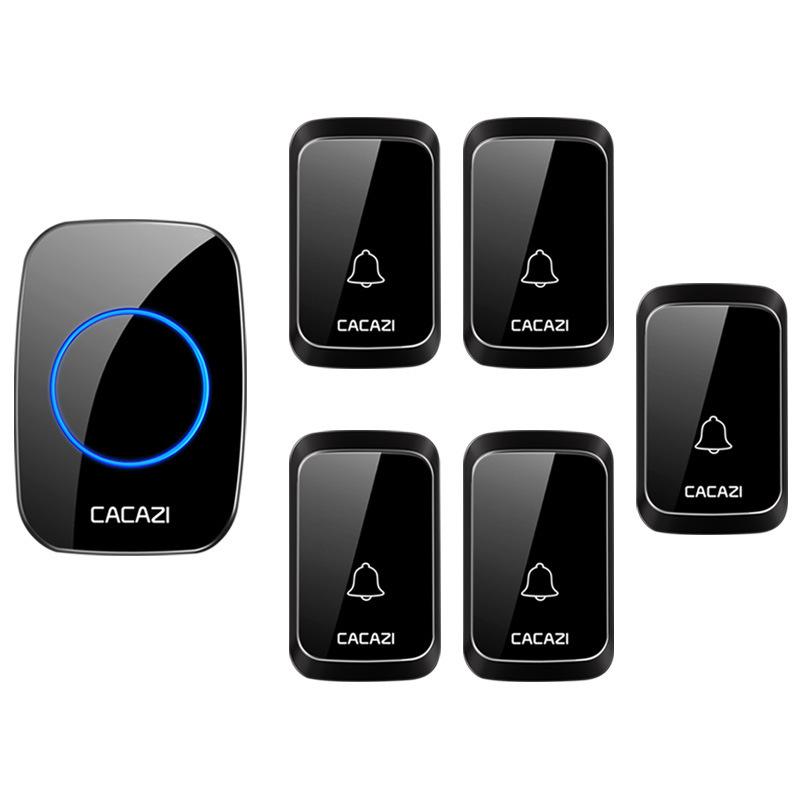 Wireless Waterproof Battery-Powered 5-in-1 Smart Home Doorbell