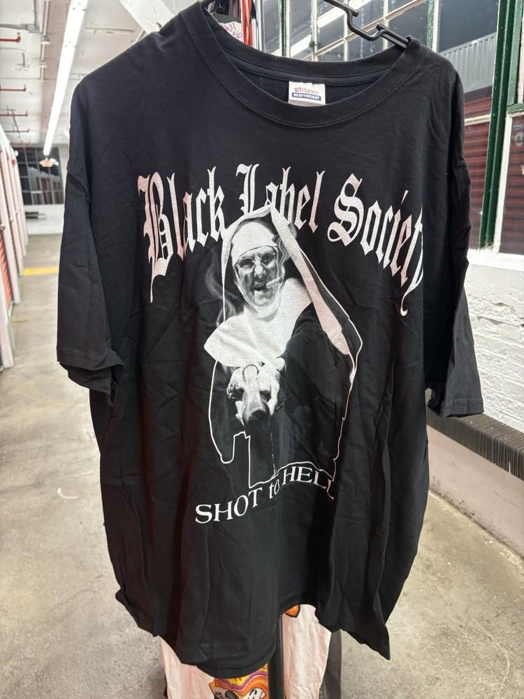 Black Label Society Shot to Hell Shirt Men’s XXL Band Tee Tour Nu Metal Unisex T-Shirt