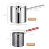 304 Stainless Steel Deep Fryer With Frying Basket Multifunctional Small Pot Kitchen Specific Frying Chicken Other Cooking Tools