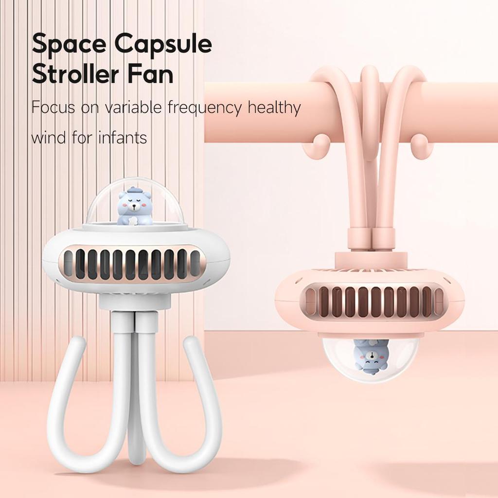 Вентилятор для коляски 3Life, зажим для штатива, вентилятор, 4 скорости, вращающийся ручной вентилятор для автомобильного сиденья, детской кроватки, велосипедной беговой дорожки