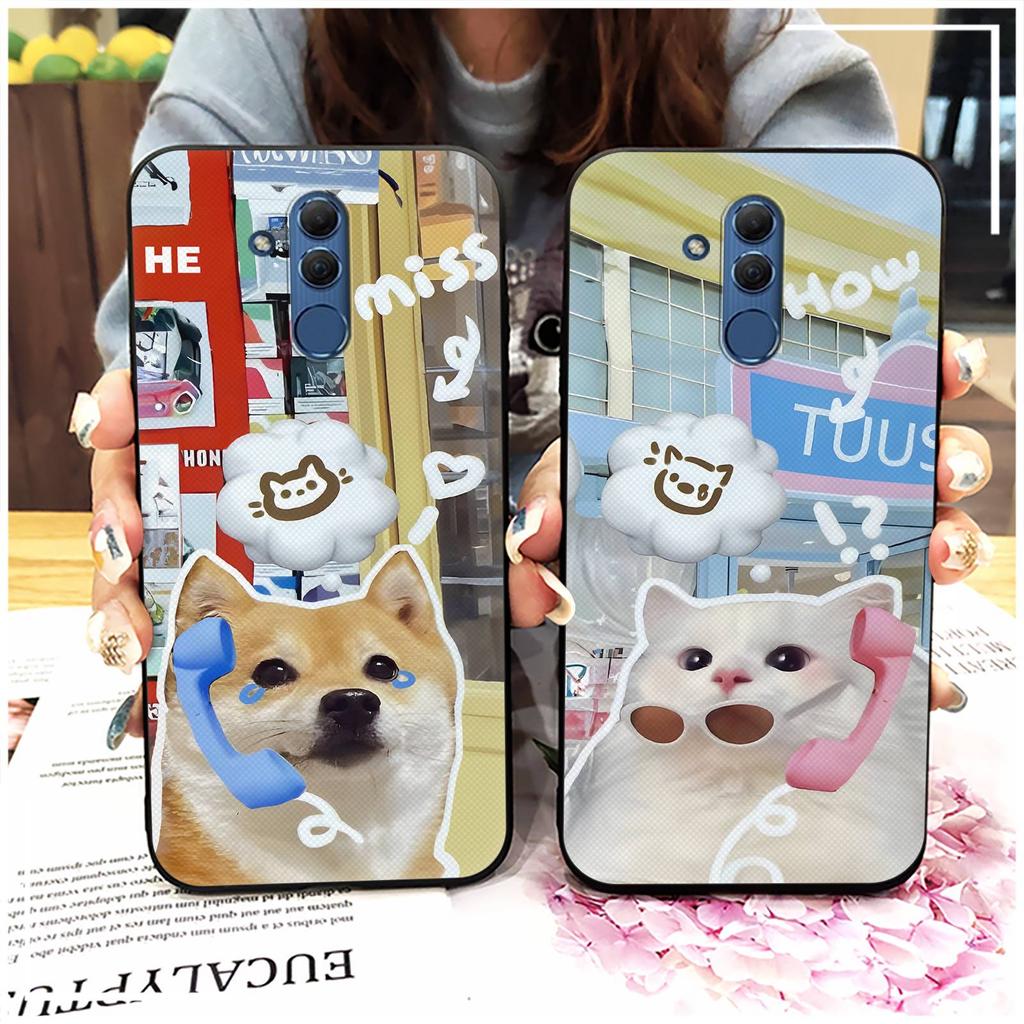 Защитный мягкий чехол Чехол для телефона Для Huawei Mate 20 Lite Чехол для телефона Ударопрочный Водонепроницаемый ТПУ Для пары Прочный Полная защита