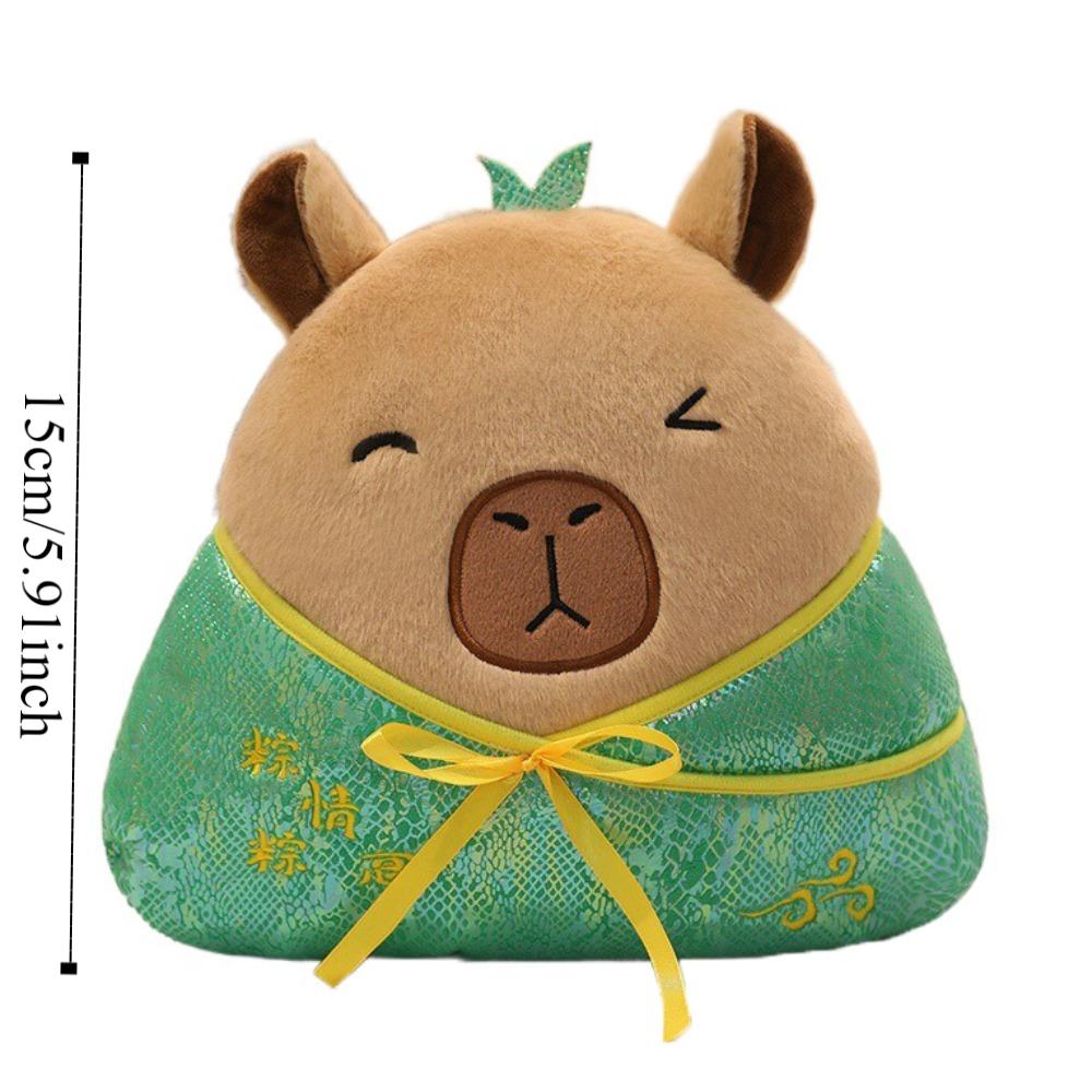 Capybara Zongzi Cotton Doll Pig Zongzi Stuffed Doll Funny Zongzi Plush Toy  Birthday