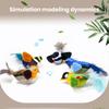 Interactive Cat Toys Hanging Plush Bird Squeaky Sound Simulation Bird Teaser Toy Playful Entertain Bond with Your Pet Kitten Chirping Toy for Cats