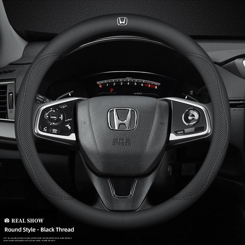 Honda Dedicated Steering Wheel Cover Car Interior Accessories For Honda Civic Fit Jazz Accord Pilot CRV Odyssey Passport City