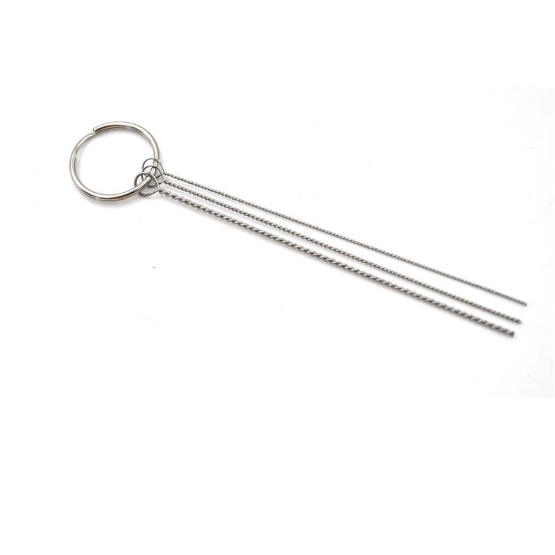 11Pcs Airbrush Spray Cleaning Repair Tool Kit Stainless Steel Needle Brush Set