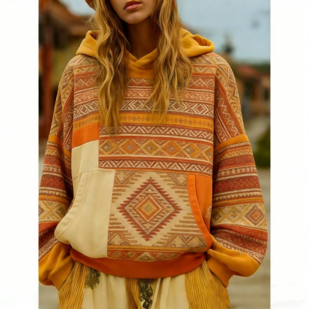 Европейский и американский ретро уличный стиль Принт Женские худи Женская повседневная уличная одежда Свитшот Женская одежда Топ