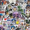 10/30/50 шт. Крутые Мультяшные Наклейки Группа Gorillaz Наклейки Декали DIY Мотоцикл Ноутбук Чехол для Телефона Автомобиль Водонепроницаемая Наклейка Граффити