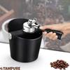 TAMPURE Espresso Knock Box, a coffee tool for removing coffee grounds after brewing espresso, for commercial and home use, black