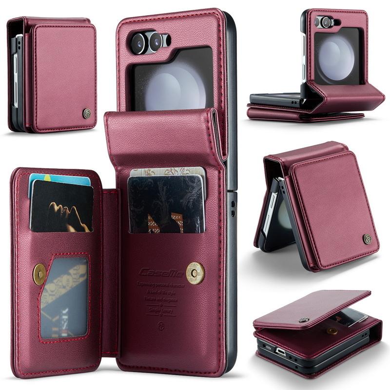 Для iPhone 15 Pro Max 14 Pro 13 12 11 Samsung S24 FE S23 Ultra S22 A54 Z Fold5 Flip5 противоударный кожаный держатель для карточек чехол для телефона чехол