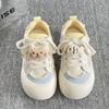 Popular Platform White Shoes Board Shoes Women's 2025 Spring and Summer New Niche Cheap Versatile Shoes Bread Shoes