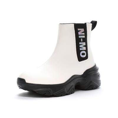 Модные ботинки NM J118 [Moonstar] Молочно-белый