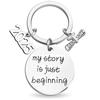 Stainless Steel School Graduate Pendant Gifts Engraved Commemorative Keyring  Celebrate Party