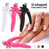 Nail Manicure Tools Nail Tip Trimmer Nail Clipper U-shaped Fake Nail Clippers False Nails Cutter