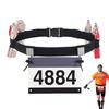 Marathon Number Belt Marathon Competition Energy Glue Waist Running Reflective Outdoor Triathlon Belt Race Fixed Belt Runni K8X0