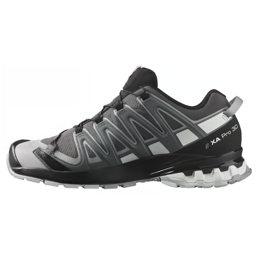 SALOMON XA Pro 3D V8 GTX Comfortable Versatile Non-Slip Durable Low-Top Outdoor Functional Shoes Men Shoes Gray 417354