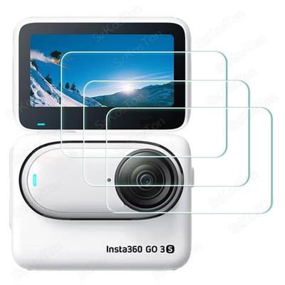 Для Insta360 GO 3S Защитная пленка для объектива Защитная пленка для объектива Устойчивое к царапинам закаленное стекло для Insta 360 GO3S Аксессуары для камеры