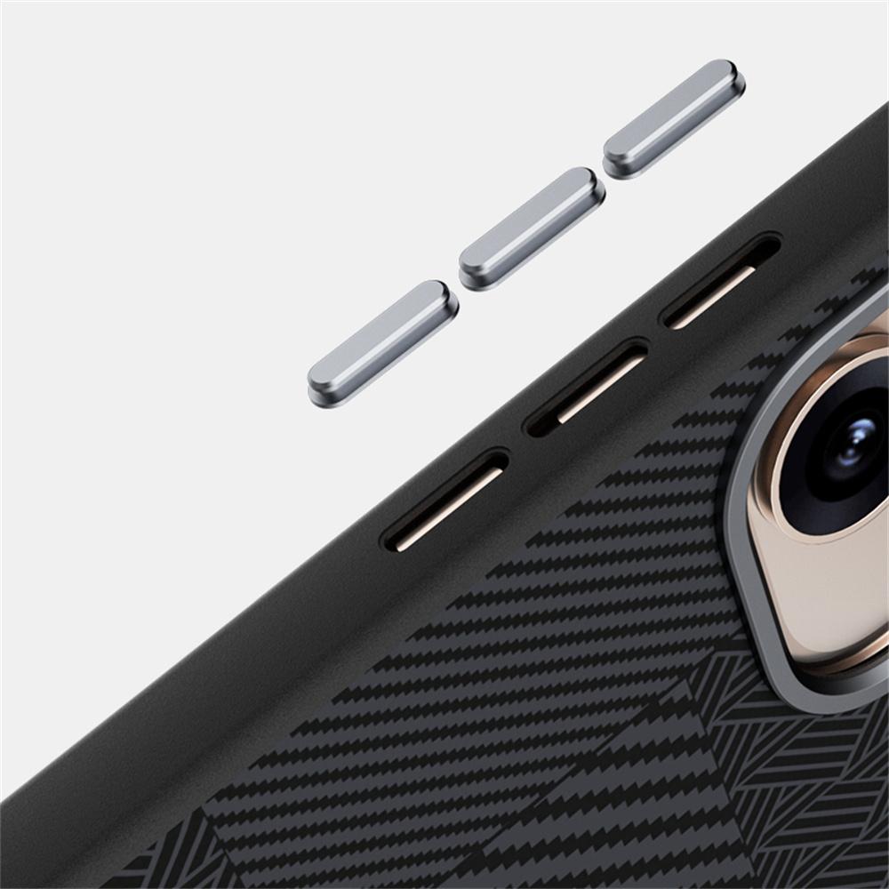 ABEEL Для Oppo Reno15 Pro Max 5G (Глобальный)/Reno15 Pro 5G (Китай) Магнитный Чехол ПК + ТПУ + Алюминиевый Сплав + ПУ Кожа Тонкая Задняя Крышка Телефона