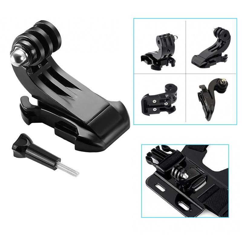 Action Camera Chest Strap Plastic Metal J Seat Fixing Action Camera Chest Mount Harness for Outdoor Cycling