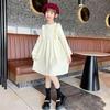 Girls' Knitted Sweater Dress - Stylish Spring & Autumn Fashion for Kids