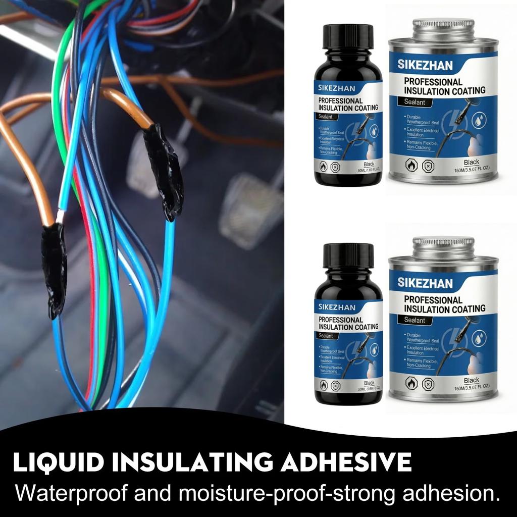 Waterproof Liquid Electrical Tape Fast Dry Insulation Sealant Wire Cable Repair Glue High Temp Resistant UV Protection Paste