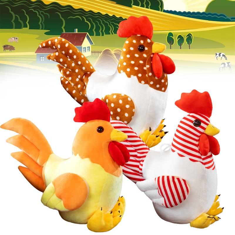 Плюшевый петушок для любителей животных