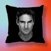 RTennisRoger Federer  Doublesided printed pillow cover Solid color minimalist pillowcase fits all bedroom styles
