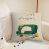 SSEBONG ART  cushion cover Pillow Case Plush Fabric Soft Double Sided Print Sofa Cushion Cover Throw Pillow Covers