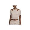 New Nike T Shirts Women's Taupe DV7963-272
