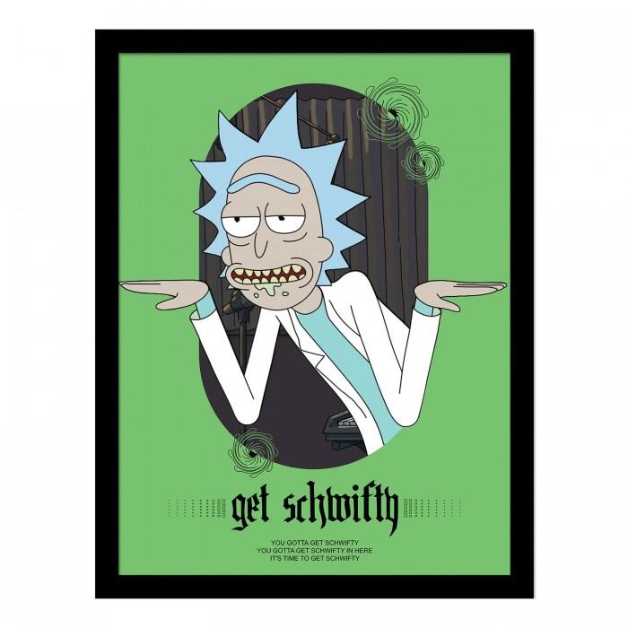 Rick And Morty Классический Get Schwifty Рамка Плакат
