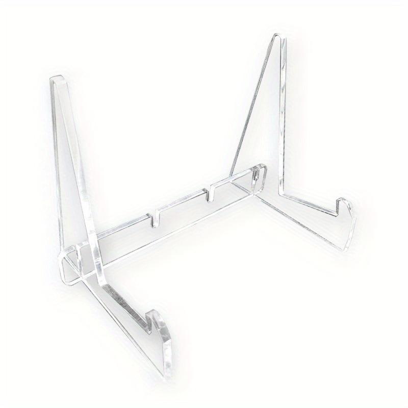 1 шт. / 2 шт. Прозрачная акриловая подставка для книг, вертикальный кронштейн для фоторамки, подставка для фоторамки