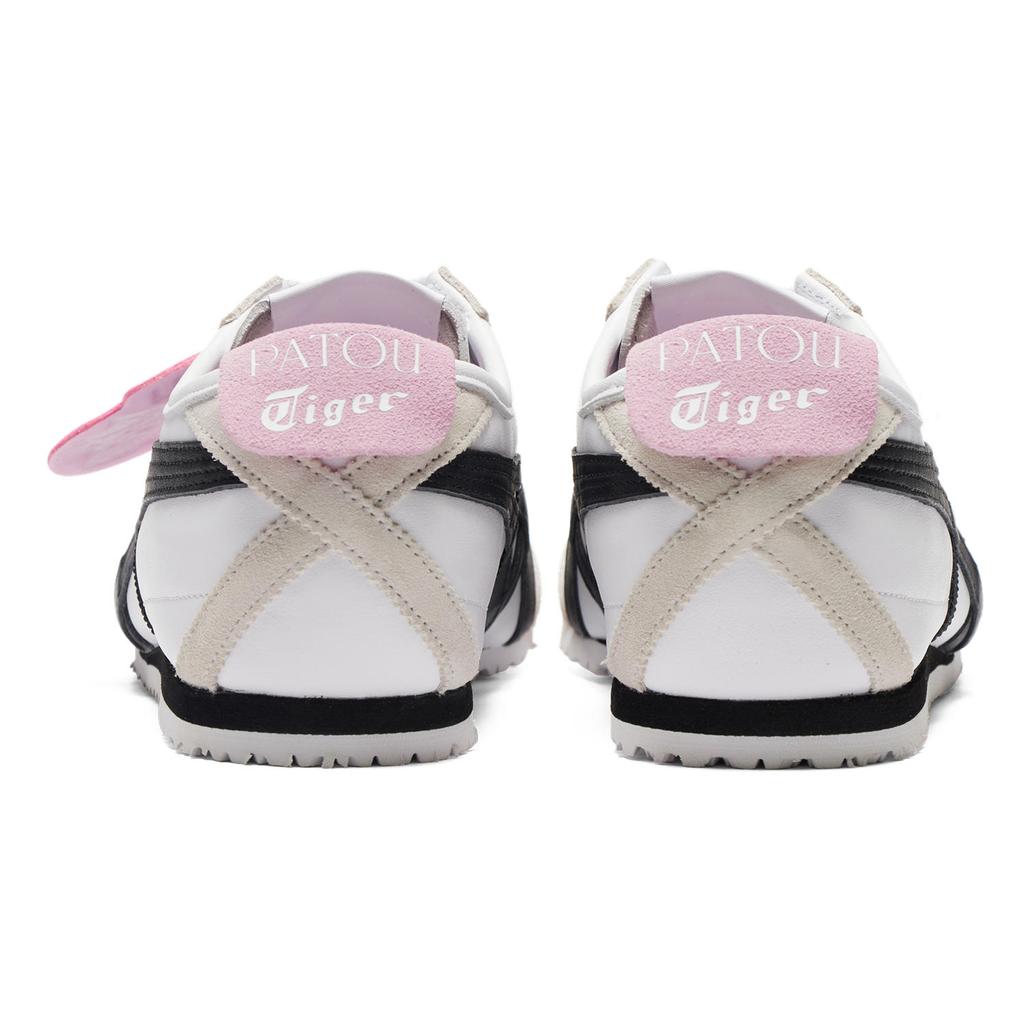 Patou x Onitsuka Tiger MEXICO 66 Anti Slip Wear Resistant Low Top Casual Shoes Unisex White Sneakers 1183C380-100