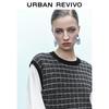UR Women's Spliced Faux Two-Piece Knit Top