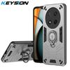 KEYSION Противоударный чехол для HONOR Magic 7 Lite 5G, защитное кольцо для камеры, подставка, задняя крышка для телефона Huawei Honor X9c 5G